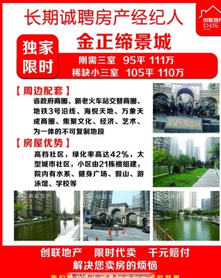 房地產房源展板圖片——房地產經紀的營銷利器